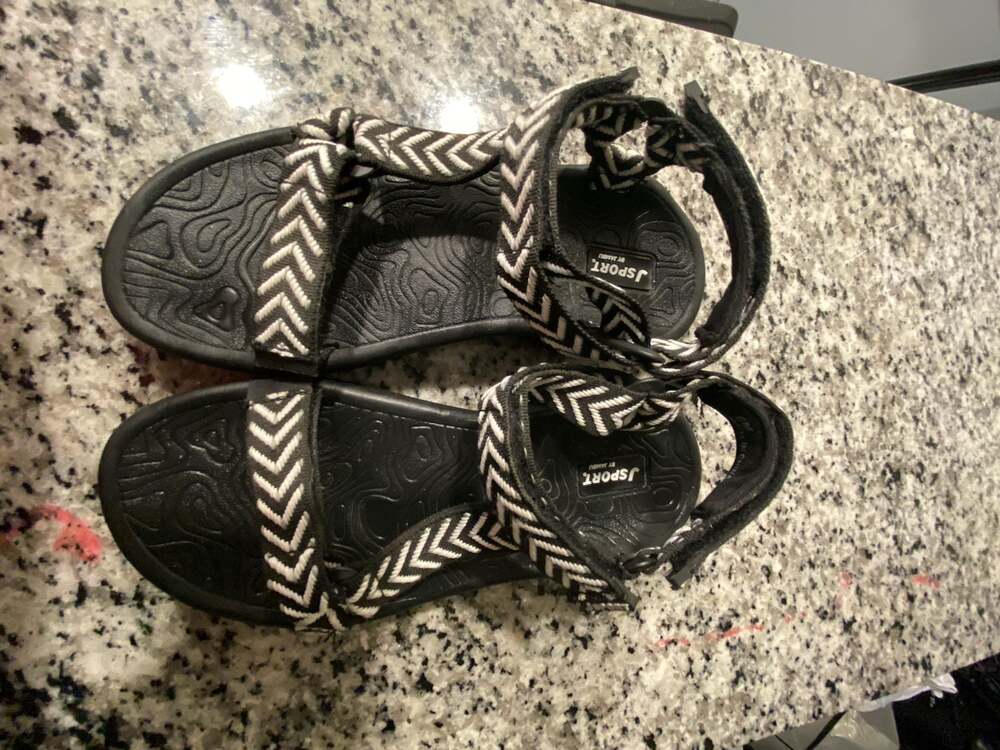 JSport by Jambu Women's Geometric Pattern Outdoor Sport Sandals